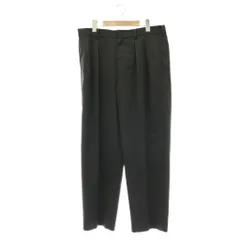プラステ PLST ウールブレンド2タックワイドパンツ センタープレス ジッパーフライ L グレー /DO ■OS ■SHのサムネイル