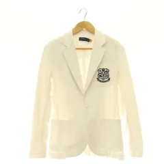 ポロ ラルフローレン POLO RALPH LAUREN ワッペンテーラードジャケット 1B 背抜き 2 ホワイト /DO ■OSのサムネイル