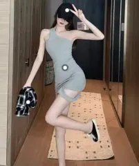新品)セクシーワンピース クラブ セクシー服 ワンピース キャミソールワンピース タイトな服 リゾートスタイル ミニワンピース ワンピース スリットワンピース ビーチスタイルのサムネイル