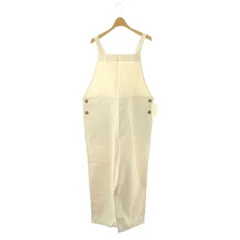 ラボラトリーワーク laboratory work 25SS ANONYMOUS WORK SALOPETTE アノニマスワークサロペット ワイド ワンカラー 無地 F 白 ホワイト タグ付き /BB ■SHのサムネイル