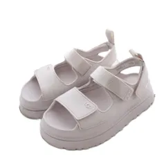アグ オーストラリア UGG australia GoldenGlow サンダル US6 23cm ピンク 面ファスナー留め 厚底 /RI ■OSのサムネイル