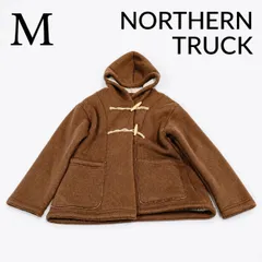 新品タグ付 NORTHERN TRUCK ノーザントラック レディース M ブラウン 裏ボア ウール混 フード付き トグルボタン ダッフル風ショートコート NHJ63642 秋冬 防寒 ゆったり DEC-0486のサムネイル