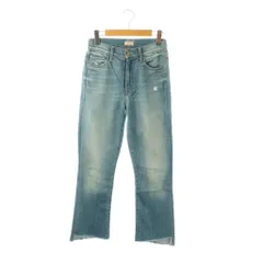 マザー mother INSIDER CROP STEP FRAY デニムパンツ ジーンズ カットオフ 25 ブルー /DF ■OS ■SHのサムネイル