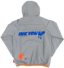 [Used] Outerwear INK YOU UP Hoodie, Gray, Size L, "Splatoon" Nintendo TOKYO Goods