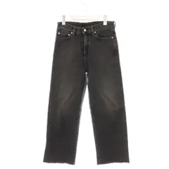サイモンミラー Simon Miller カットオフワイドデニムパンツ LAppartement取り扱い ジーンズ ジッパーフライ 27 ダークグレー /DO ■OSのサムネイル