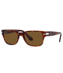 ペルソル レディース アクセサリー サングラス・アイウェア Persol Mens PO3288S Havana 55mm Rectangle Polarized Sunglasses Havanaのサムネイル