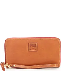 ドーネイアンドバーク レディース アクセサリー 財布 レザー Dooney Bourke Florentine Collection Large Zip Around Leather Wristletのサムネイル