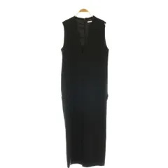 B&Y ユナイテッドアローズ BEAUTY&YOUTH ビューティー&ユース Vネック オールインワン パンツ ノースリーブ M ブラック /HK ■OSのサムネイル