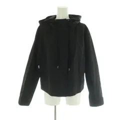 セオリー Theory HEAVY TWILL HOOD SHORT COAT ジャケット S 黒 ブラック フード /BB ■OS ▲Hのサムネイル
