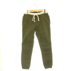 ビームスプラス BEAMS+ GYM Pants Twill パンツ ジョガー21 S カーキ ホワイト /CX ■OSのサムネイル
