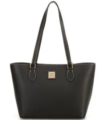 ドーネイアンドバーク レディース バッグ レザー Dooney Bourke Lucca Collection Italian Leather Small Jessie Tote Bag Blackのサムネイル