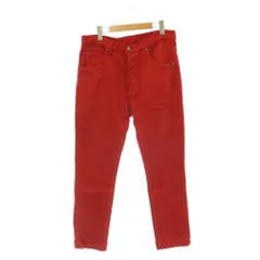 ウノピュウノウグァーレトレ 1PIU1UGUALE3 1piu1uguale3 MRP091 TIGHT SLIM PANTS パンツ テーパード ボタンフライ 6 レッド /HK ■OS ■SHのサムネイル