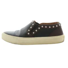 ジバンシィ GIVENCHY スタッズレザースリッポン スニーカー 39 黒 ブラック シルバーカラー /SS ■OSのサムネイル