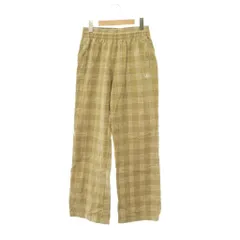 アディダスオリジナルス adidas originals IA8349 ANNIVERSARY TRACKSUIT PANTS トラックスーツパンツ ストレート チェック柄 XS ベージュ マルチカラー /ES ■OSのサムネイル