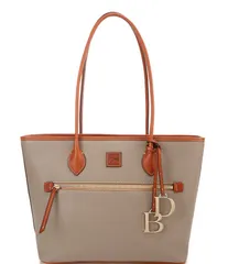 ドーネイアンドバーク レディース バッグ トートバッグ コントラスト レザー Dooney Bourke Pebble Collection Leather Contrast Trim Tote Baのサムネイル