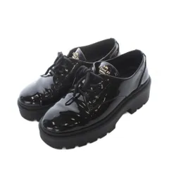 コーチ COACH チャンキーダービーシューズ オックスフォードシューズ US5.5 22.5cm 23cm 黒 ブラック レースアップ レザー CCH99 /RI ■OSのサムネイル