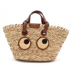 gask様専用☆Anya Hindmarch アイズ ラフィア Eyes N/S - メルカリ
