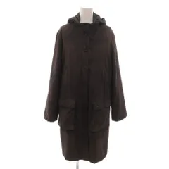 ソニア ソニアリキエル SONIA SONIA RYKIEL 中綿フーデッドコート ロング 38 黒 ブラック フード付き 無地 /TQのサムネイル
