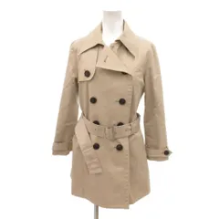 22オクトーブル 22 OCTOBRE 美品 トレンチコート 36 ベージュ 無地 ミドル丈 /SJのサムネイル