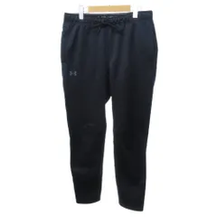 アンダーアーマー UNDER ARMOUR パンツ STORM ロゴプリント テーパード黒 ブラック XL /HWのサムネイル