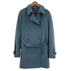 マックスマーラ MAX MARA ウールコート Pコート  ブルー系 42 LL相当 レディースのサムネイル