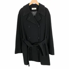 カルバンクライン CALVIN KLEIN カシミヤ ベルテッドコート 長袖 ブラック 黒 9号 M相当のサムネイル
