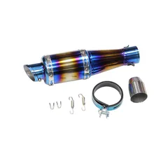 Kawasaki Z900/Ninja400/Z400/ZX-10R/CBR400/MT09/MT07 用 51mm ステンレス鋼排気管サイレのサムネイル