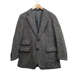 チャップス CHAPS バイ ラルフローレン ツイードジャケット シングルブレスト ダークグレー系 のサムネイル