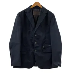 サルヴァトーレフェラガモ Salvatore Ferragamo 2way ライナー付き テーラードジャケット 3ボタン ベスト ネイビー 52 LL相当 メンズのサムネイル