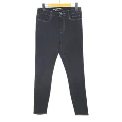 ブルーレーベルクレストブリッジ BLUE LABEL CRESTBRIDGE デニムパンツ ジーンズ スキニーパンツ ジップフライ 38 紺系 ネイビー インディゴ ストレッチ ロング丈のサムネイル