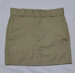 ディッキーズ(Dickies) 874 リメイク ウォーク ミニスカート (ベージュ)のサムネイル