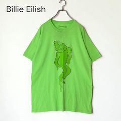 村上隆 Billie Eilish フラワー プリントTシャツ Melted Blohsh Tee グリーン