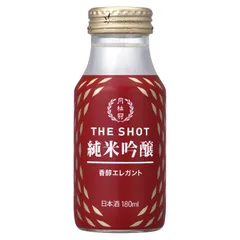 ●月桂冠 THE SHOT香醇エレガント (純米吟醸) [ 日本酒 15.5度 辛口  180ml×30本]　4901030401507/004412のサムネイル