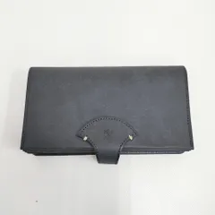ARTS&SCIENCE 未使用 Jabara long wallet ジャバラロングウォレット 長財布 ネイビー レディース アーツ&サイエンス【中古】6-0710G♪のサムネイル
