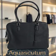 【美品】Aquascutum ハンドバッグ ブラック レザー ビジネスバッグのサムネイル