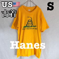 USA古着　輸入　Hanes Gadsden flag DONT TREAD ON ME ガズデン旗　蛇プリント　Tシャツ　Sサイズ　US0034