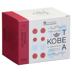 神戸紅茶 生紅茶 イングリッシュブレックファスト (2.5g×16p)×10箱入| 送料無料 嗜好品 紅茶 インスタント ティーバッグ 箱 ストック ドリンク 飲料 お茶 茶葉 ケース買い まとめ買い 業者 仕入れ 大量 即席 簡単のサムネイル