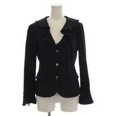 モスキーノチープアンドシック MOSCHINO CHEAP AND CHIC ジャケット F 36 黒 ブラック フリル襟 長袖 /LPのサムネイル