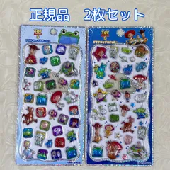 トイストーリー　プチドロップステッカー　シール　正規品　2枚セットのサムネイル