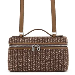 ロロピアーナ ショルダーバッグ エクストラ・ポケット・L19 カシミヤ/レザー FAQ2509 Loro Piana 2wayハンドバッグのサムネイル