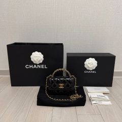 CHANEL 25 ミニ❤︎スエード 黒 - メルカリ