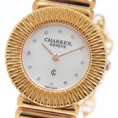 シャリオール CHARRIOL 028IP.540.326 サントロペ アートデコ シェル文字盤 クォーツ レディース 美品 _962350のサムネイル