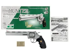 [クラウン] コルト パイソン ハンター .357マグナム 8インチ エアガン ステンレスタイプ (中古ランクAトイガン)のサムネイル