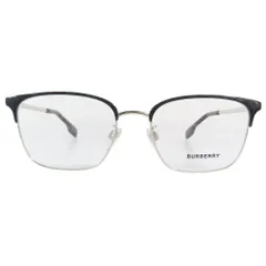 未使用 BURBERRY バーバリー 眼鏡 B1338-D サングラス アイウェア ハーフリム ウェリントン メタルフレーム 53□18 145 ブラック メンズ 古着 中古 USEDのサムネイル