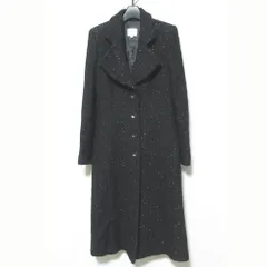 良品 ARMANI COLLEZIONI アルマーニコレッツォーニ ウール コート サイズ42 ブラック レディース 古着 中古 USEDのサムネイル