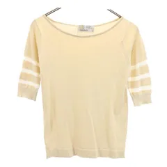 JOHN SMEDLEY ジョンスメドレー 英国製 半袖 カットソー SML ベージュ系 レディース 古着のサムネイル