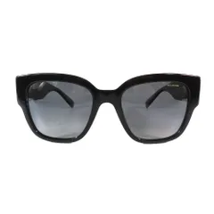 未使用 VERSACE ヴェルサーチ 4437-U GB1/T3  メデューサ ロゴ金具 ウェリントン サングラス メガネ 54□20 ブラック メンズ レディース 古着 中古 USEDのサムネイル