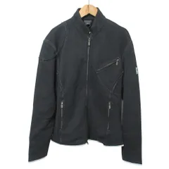 良品 BELSTAFF ベルスタッフ バックロゴ スウェット ライダースジャケット ブルゾン サイズS ブラック メンズ 古着 中古 USEDのサムネイル