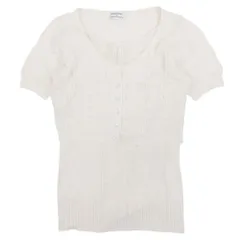 美品 PHILOSOPHY DI ALBERTA FERRETTI フィロソフィディアルベルタ フェレッティ アンサンブルニット 半袖カーディガン 36 ベージュ レディース 古着 中古 USEDのサムネイル