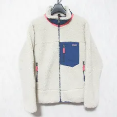 美品 patagonia パタゴニア キッズ レトロX ジャケット フリース ボア ブルゾン 65625 サイズXL 14 ベージュ キッズ 古着 中古 USEDのサムネイル